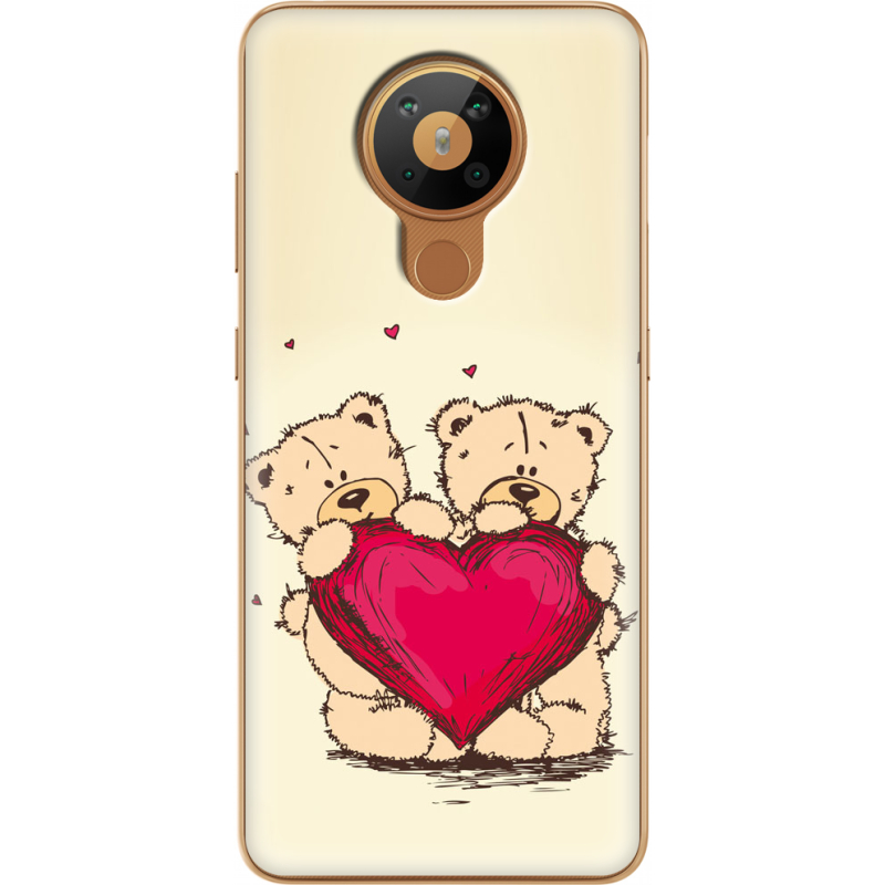 Чехол BoxFace Nokia 5.3 Teddy Bear Love