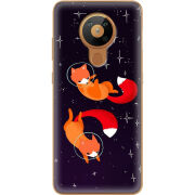 Чехол BoxFace Nokia 5.3 Fox-Astronauts