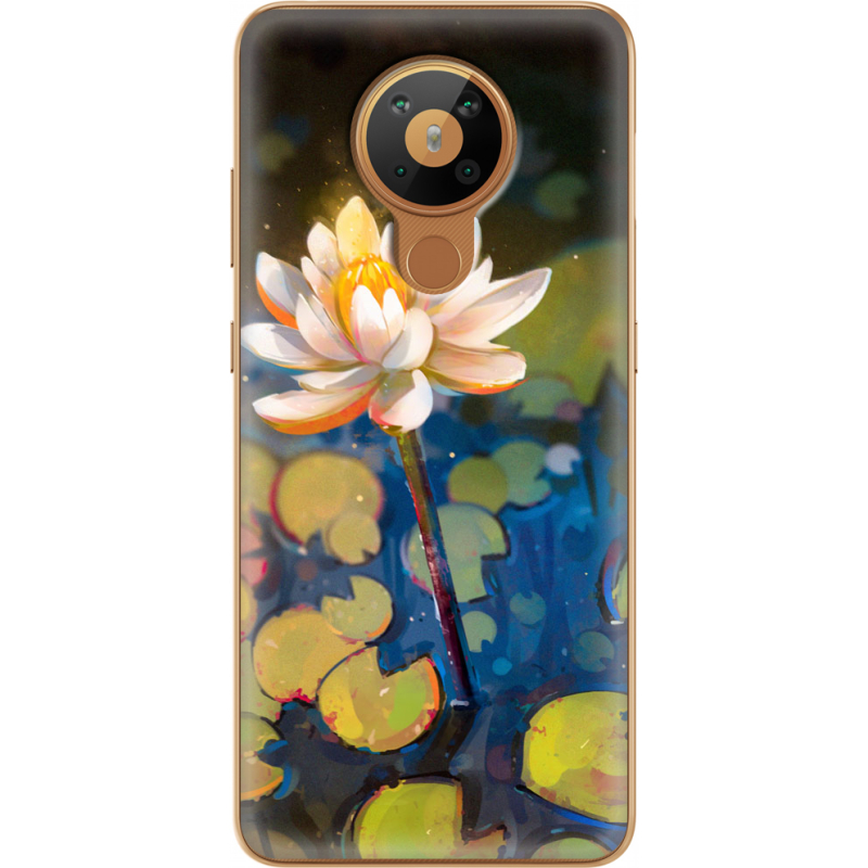 Чехол BoxFace Nokia 5.3 Waterlily