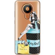 Прозрачный чехол BoxFace Nokia 5.3 City Girl