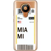 Прозрачный чехол BoxFace Nokia 5.3 Ticket Miami