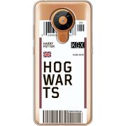 Прозрачный чехол BoxFace Nokia 5.3 Ticket Hogwarts