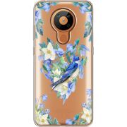 Прозрачный чехол BoxFace Nokia 5.3 Spring Bird