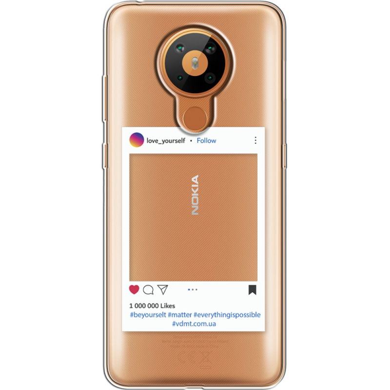 Прозрачный чехол BoxFace Nokia 5.3 Insta