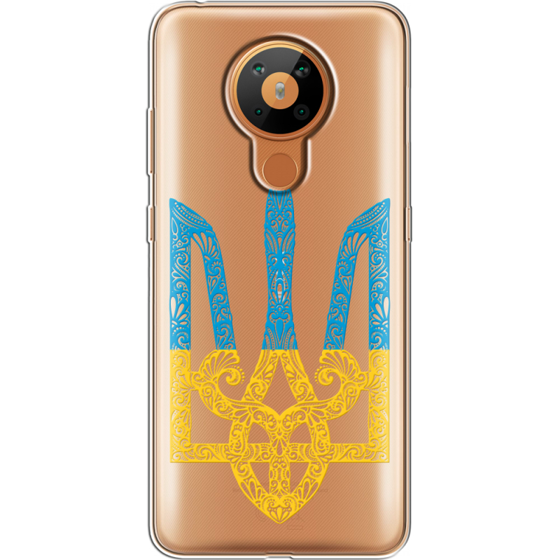 Прозрачный чехол BoxFace Nokia 5.3 Gold Trident