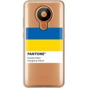 Прозрачный чехол BoxFace Nokia 5.3 Pantone вільний синій
