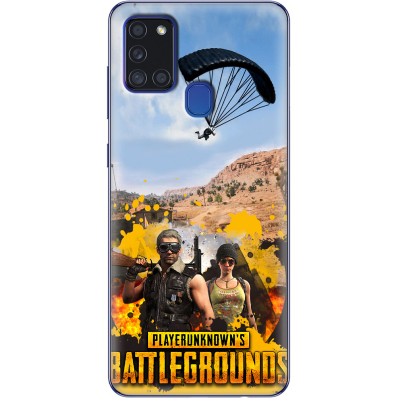 Чехол BoxFace Samsung Galaxy A21s (A217) Pubg parachute