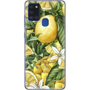 Чехол BoxFace Samsung Galaxy A21s (A217) Lemon Pattern