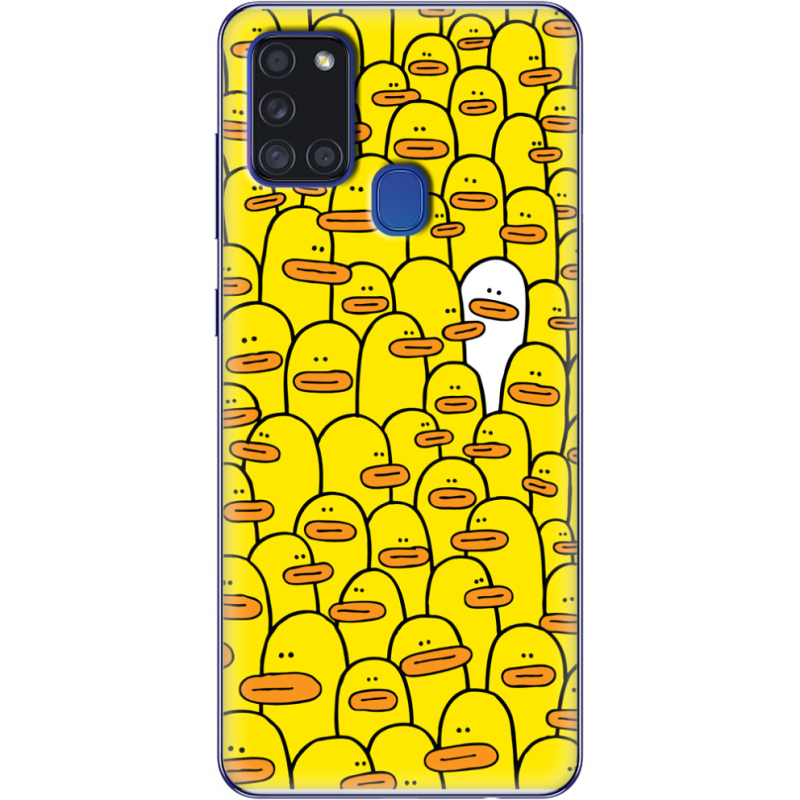 Чехол BoxFace Samsung Galaxy A21s (A217) Yellow Ducklings