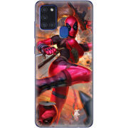 Чехол BoxFace Samsung Galaxy A21s (A217) Woman Deadpool