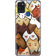 Чехол BoxFace Samsung Galaxy A21s (A217) Sleepy Cats