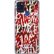 Чехол BoxFace Samsung Galaxy A21s (A217) Love Graffiti