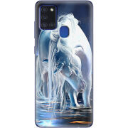 Чехол BoxFace Samsung Galaxy A21s (A217) White Horse