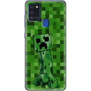 Чехол BoxFace Samsung Galaxy A21s (A217) Minecraft Creeper