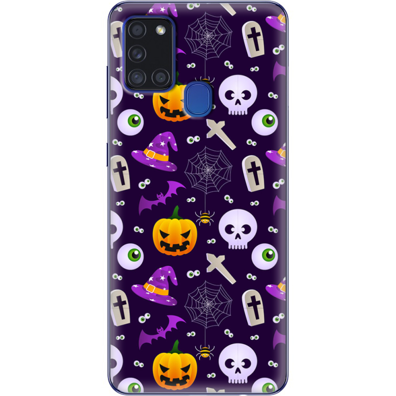 Чехол BoxFace Samsung Galaxy A21s (A217) Halloween Purple Mood