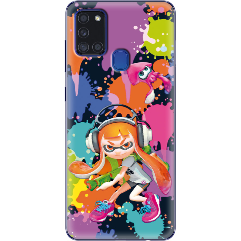 Чехол BoxFace Samsung Galaxy A21s (A217) Splatoon Inklings