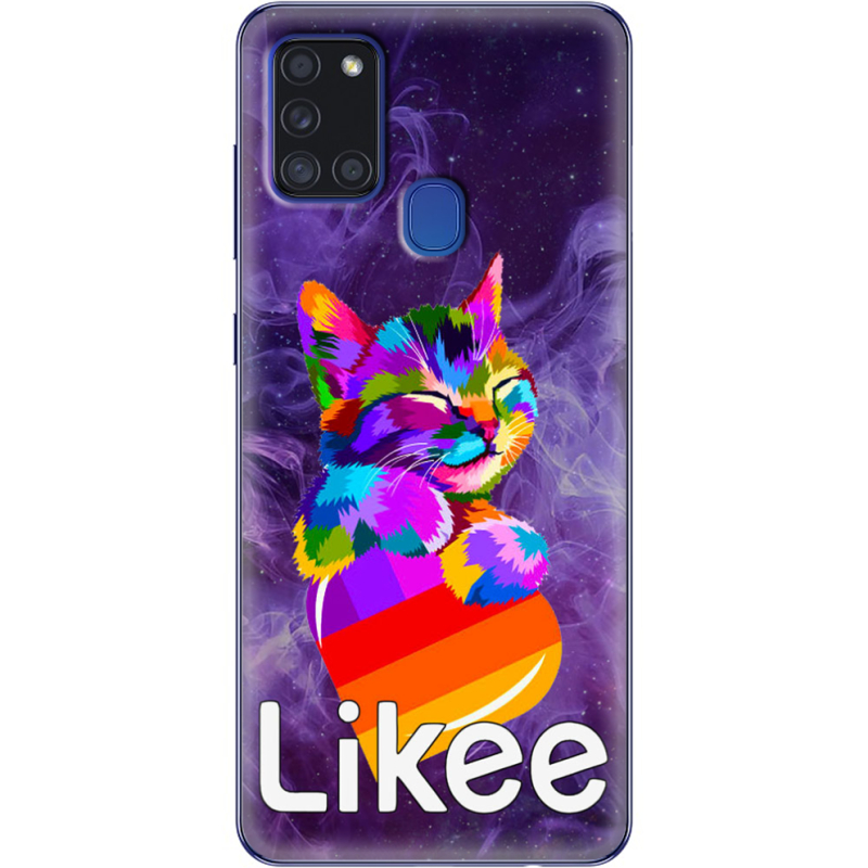 Чехол BoxFace Samsung Galaxy A21s (A217) Likee Cat