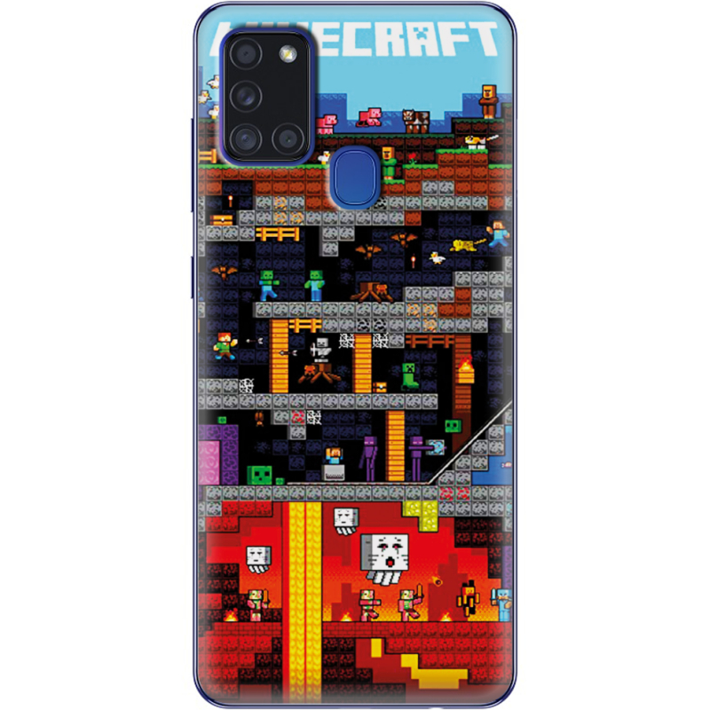 Чехол BoxFace Samsung Galaxy A21s (A217) Minecraft Lode Runner