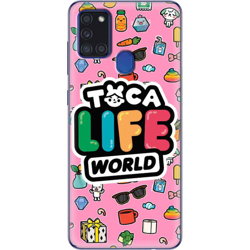 Чехол BoxFace Samsung Galaxy A21s (A217) Toca Boca Life World