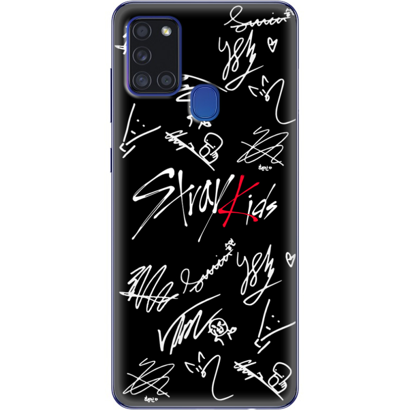 Чехол BoxFace Samsung Galaxy A21s (A217) Stray Kids автограф