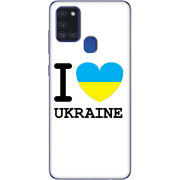 Чехол BoxFace Samsung Galaxy A21s (A217) I love Ukraine