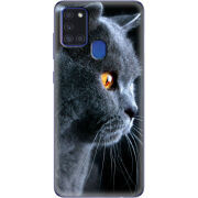 Чехол BoxFace Samsung Galaxy A21s (A217) English cat