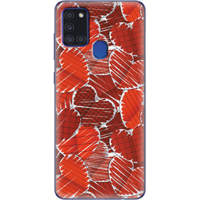 Чехол BoxFace Samsung Galaxy A21s (A217) Heart Strings