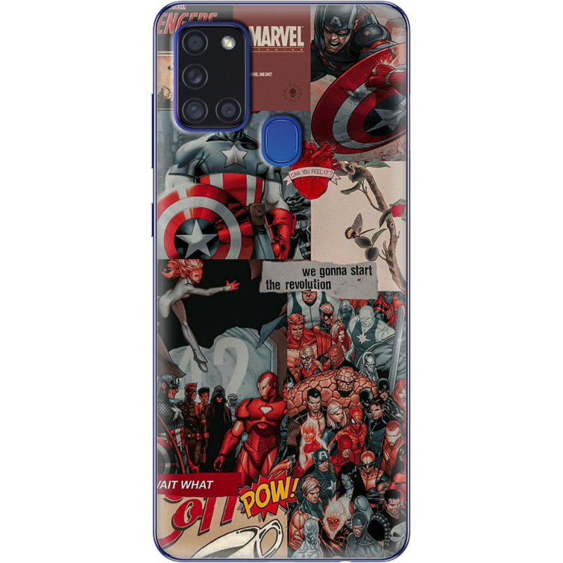 Чехол BoxFace Samsung Galaxy A21s (A217) Marvel Avengers