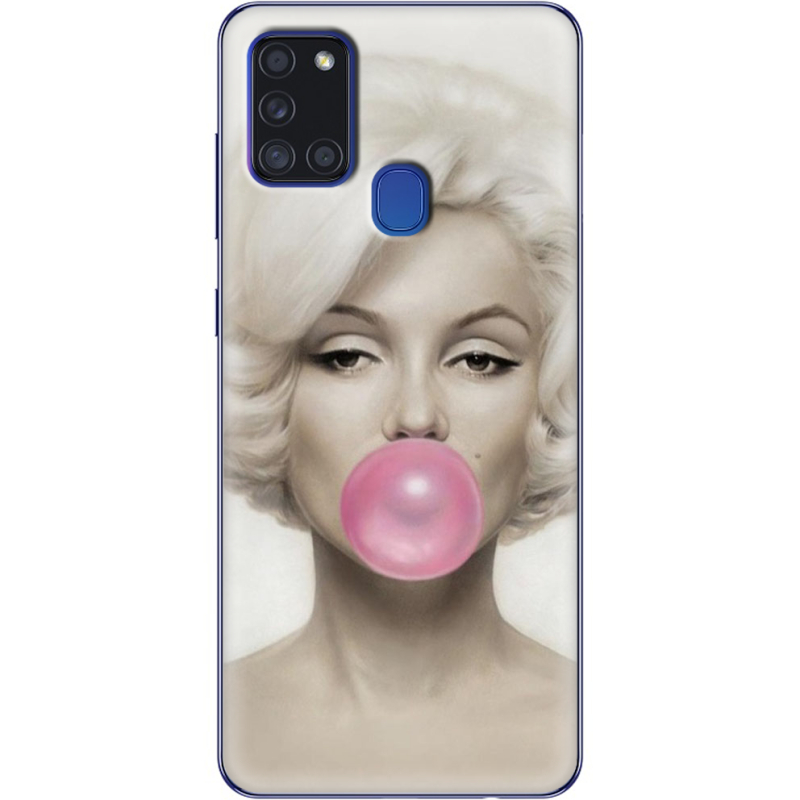 Чехол BoxFace Samsung Galaxy A21s (A217) Marilyn Monroe Bubble Gum