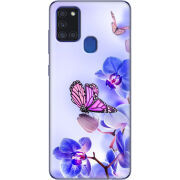 Чехол BoxFace Samsung Galaxy A21s (A217) Orchids and Butterflies