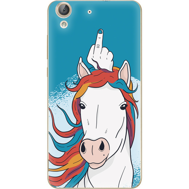 Чехол Uprint Huawei Y6 2 Fuck Unicorn