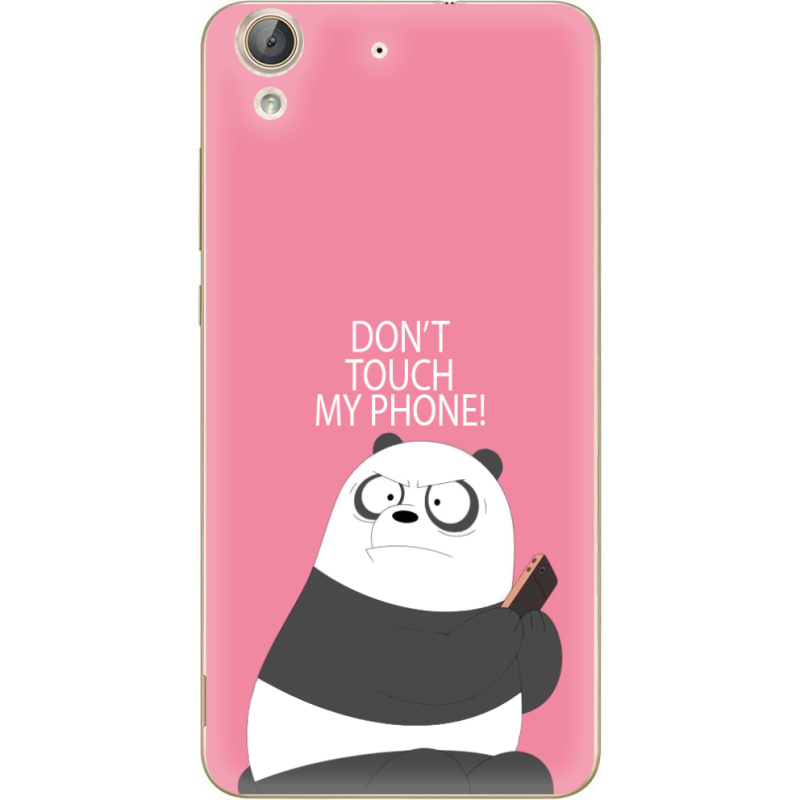 Чехол Uprint Huawei Y6 2 Dont Touch My Phone Panda