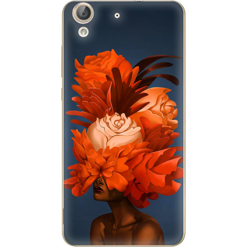 Чехол Uprint Huawei Y6 2 Exquisite Orange Flowers