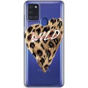 Прозрачный чехол BoxFace Samsung Galaxy A21s (A217) Wild Love