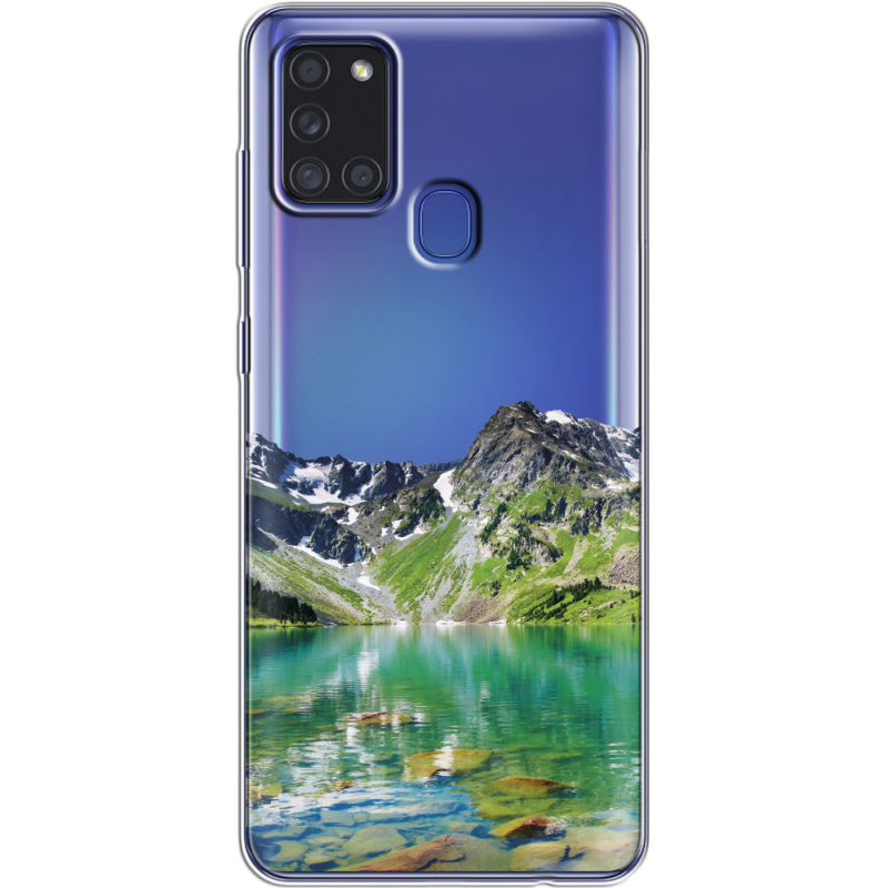 Прозрачный чехол BoxFace Samsung Galaxy A21s (A217) Green Mountain