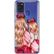 Прозрачный чехол BoxFace Samsung Galaxy A21s (A217) Mouse Girls