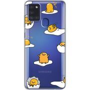 Прозрачный чехол BoxFace Samsung Galaxy A21s (A217) Gudetama