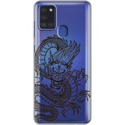 Прозрачный чехол BoxFace Samsung Galaxy A21s (A217) Chinese Dragon