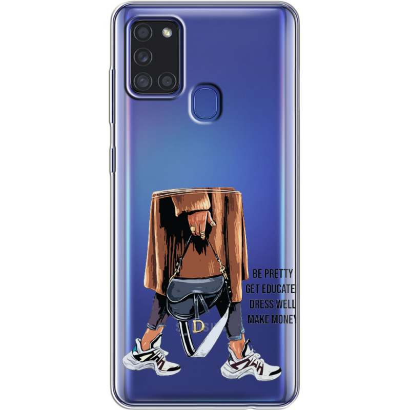 Прозрачный чехол BoxFace Samsung Galaxy A21s (A217) Motivation