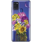 Прозрачный чехол BoxFace Samsung Galaxy A21s (A217) My Bouquet