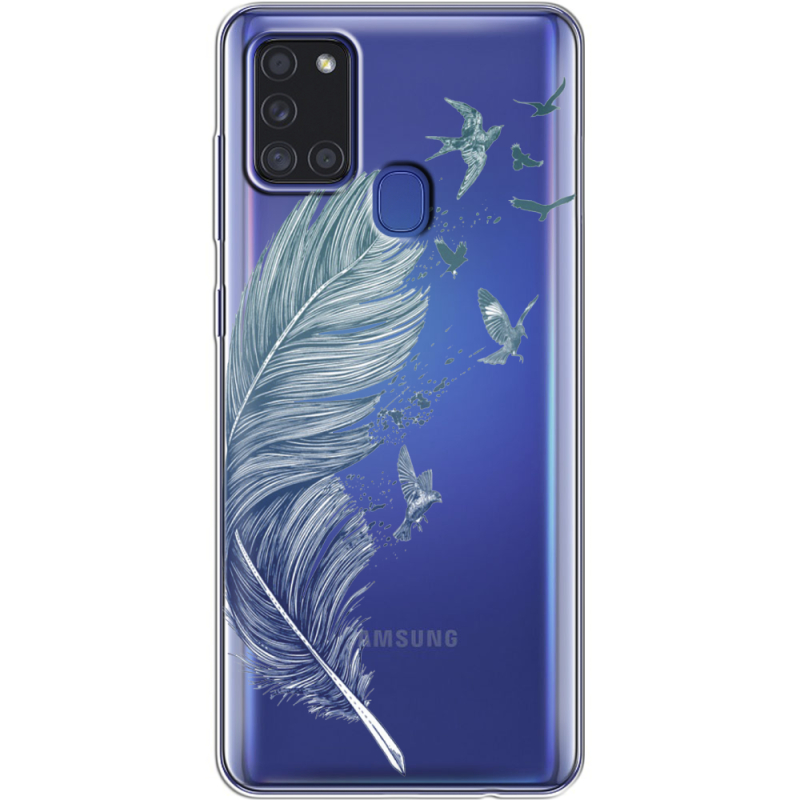 Прозрачный чехол BoxFace Samsung Galaxy A21s (A217) Feather