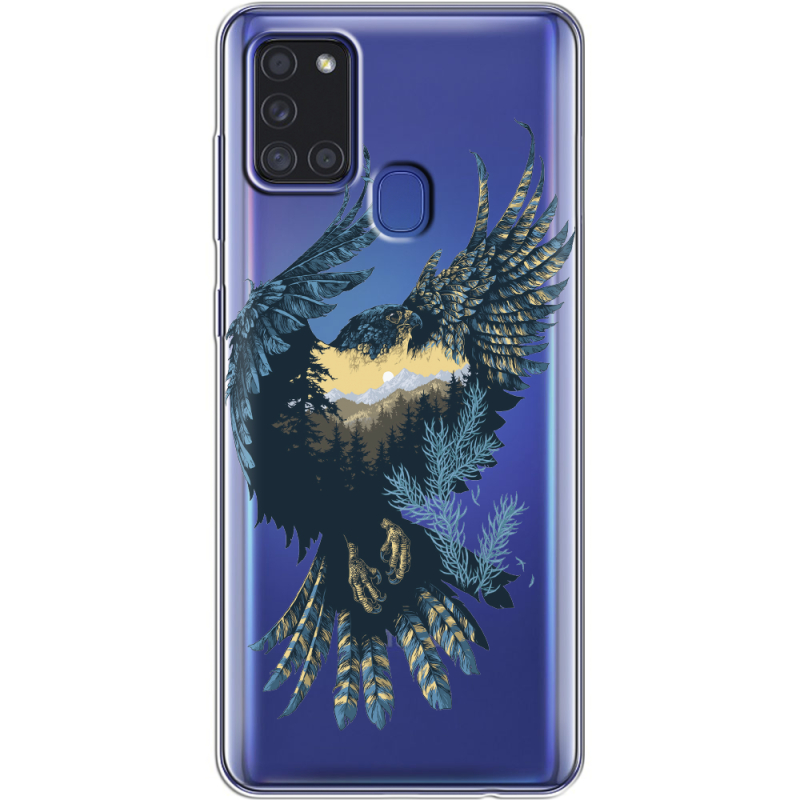 Прозрачный чехол BoxFace Samsung Galaxy A21s (A217) Eagle