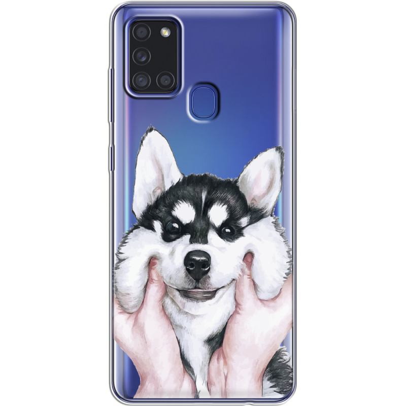 Прозрачный чехол BoxFace Samsung Galaxy A21s (A217) Husky