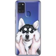 Прозрачный чехол BoxFace Samsung Galaxy A21s (A217) Husky