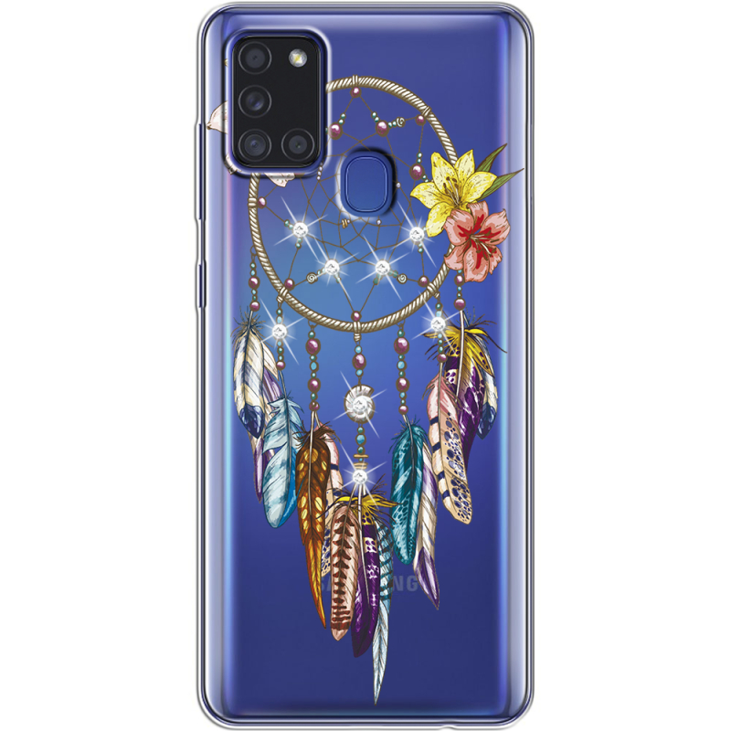 Чехол со стразами Samsung Galaxy A21s (A217) Dreamcatcher