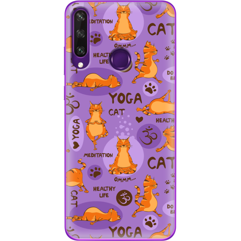 Чехол BoxFace Huawei Y6p Yoga Cat