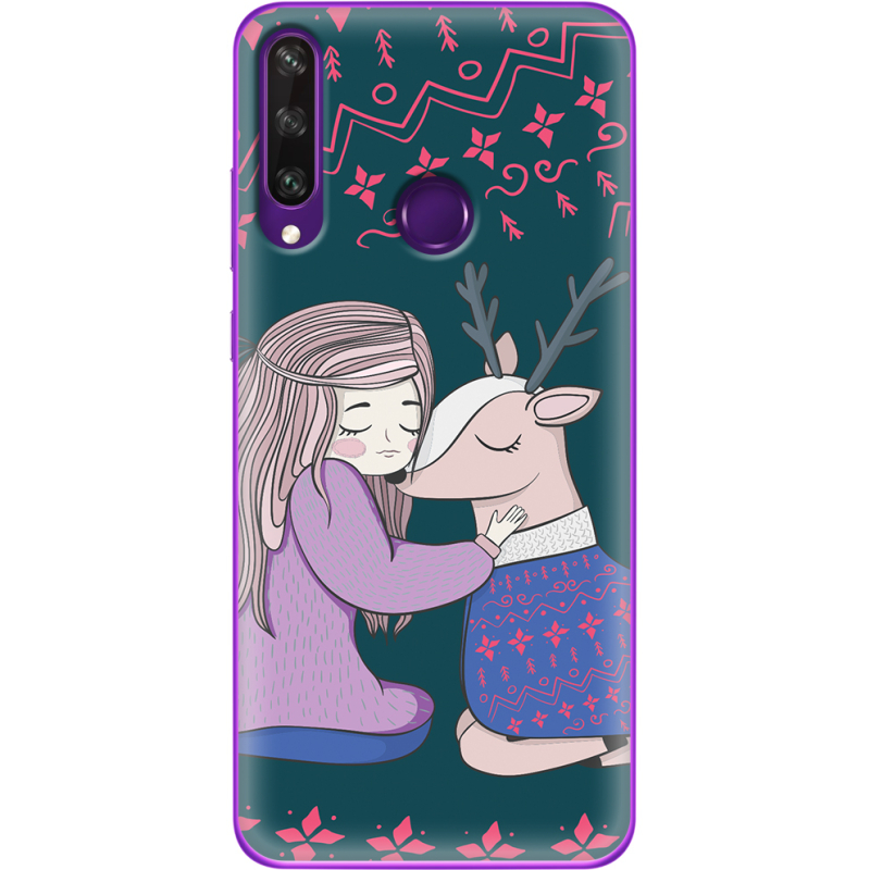 Чехол BoxFace Huawei Y6p Girl and deer