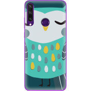 Чехол BoxFace Huawei Y6p Green Owl