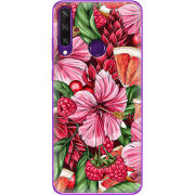 Чехол BoxFace Huawei Y6p Tropical Flowers