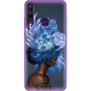 Чехол BoxFace Huawei Y6p Exquisite Blue Flowers
